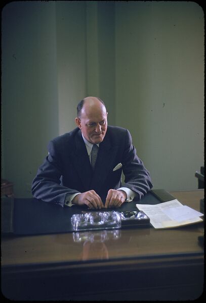 [68 Portraits of M. J. Rathbone of Jersey Standard Oil, for Fortune Business Executive Profile], Walker Evans (American, St. Louis, Missouri 1903–1975 New Haven, Connecticut), Color film transparency