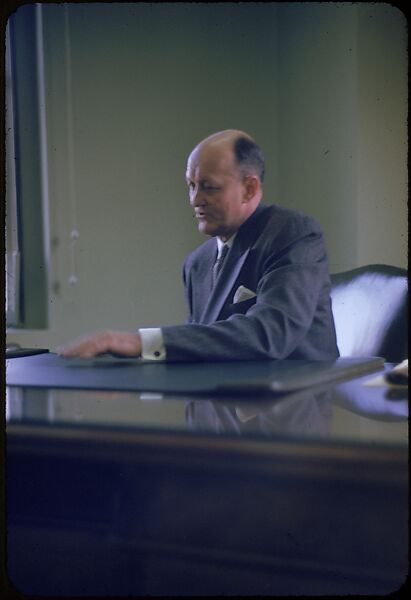 [68 Portraits of M. J. Rathbone of Jersey Standard Oil, for Fortune Business Executive Profile], Walker Evans (American, St. Louis, Missouri 1903–1975 New Haven, Connecticut), Color film transparency