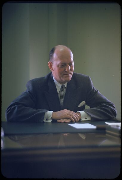 [68 Portraits of M. J. Rathbone of Jersey Standard Oil, for Fortune Business Executive Profile], Walker Evans (American, St. Louis, Missouri 1903–1975 New Haven, Connecticut), Color film transparency