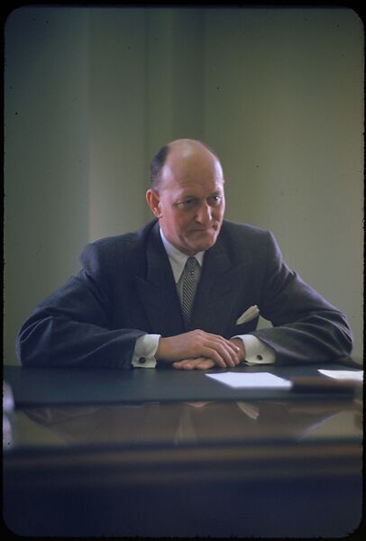 [68 Portraits of M. J. Rathbone of Jersey Standard Oil, for Fortune Business Executive Profile], Walker Evans (American, St. Louis, Missouri 1903–1975 New Haven, Connecticut), Color film transparency