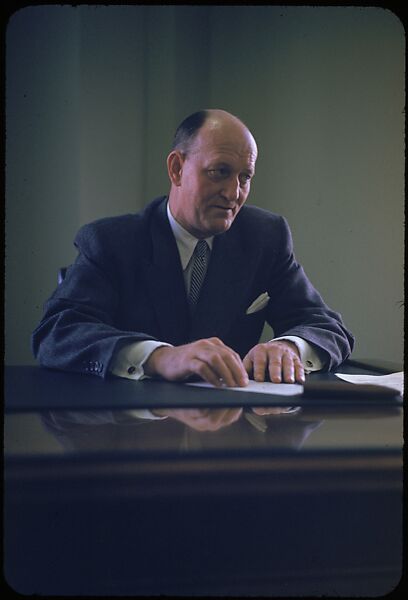 [68 Portraits of M. J. Rathbone of Jersey Standard Oil, for Fortune Business Executive Profile], Walker Evans (American, St. Louis, Missouri 1903–1975 New Haven, Connecticut), Color film transparency