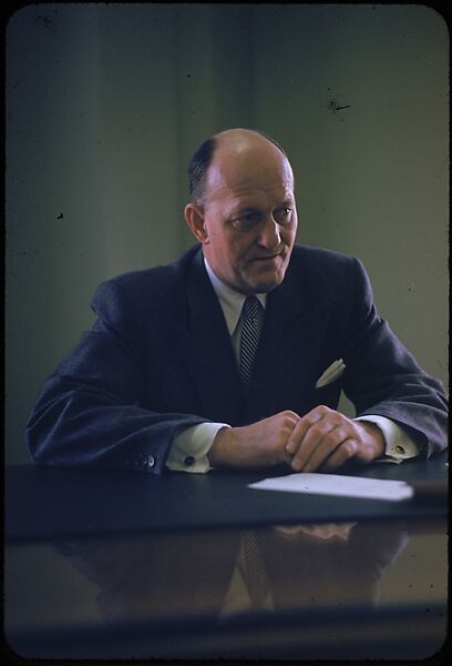 [68 Portraits of M. J. Rathbone of Jersey Standard Oil, for Fortune Business Executive Profile], Walker Evans (American, St. Louis, Missouri 1903–1975 New Haven, Connecticut), Color film transparency