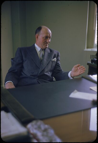 [68 Portraits of M. J. Rathbone of Jersey Standard Oil, for Fortune Business Executive Profile], Walker Evans (American, St. Louis, Missouri 1903–1975 New Haven, Connecticut), Color film transparency