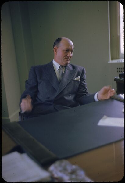 [68 Portraits of M. J. Rathbone of Jersey Standard Oil, for Fortune Business Executive Profile], Walker Evans (American, St. Louis, Missouri 1903–1975 New Haven, Connecticut), Color film transparency