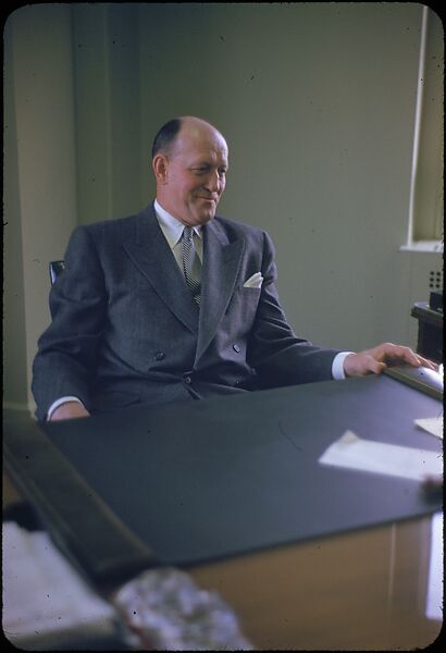 [68 Portraits of M. J. Rathbone of Jersey Standard Oil, for Fortune Business Executive Profile], Walker Evans (American, St. Louis, Missouri 1903–1975 New Haven, Connecticut), Color film transparency