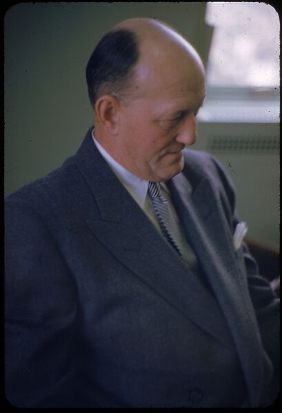 [68 Portraits of M. J. Rathbone of Jersey Standard Oil, for Fortune Business Executive Profile], Walker Evans (American, St. Louis, Missouri 1903–1975 New Haven, Connecticut), Color film transparency