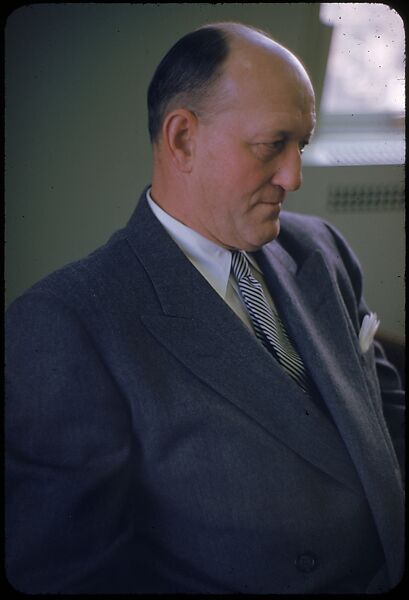 [68 Portraits of M. J. Rathbone of Jersey Standard Oil, for Fortune Business Executive Profile], Walker Evans (American, St. Louis, Missouri 1903–1975 New Haven, Connecticut), Color film transparency