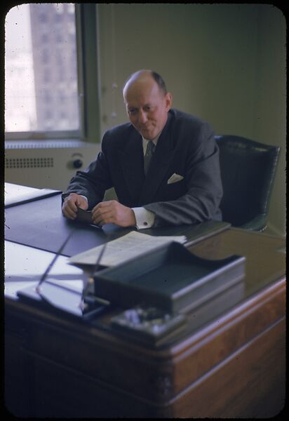 [68 Portraits of M. J. Rathbone of Jersey Standard Oil, for Fortune Business Executive Profile], Walker Evans (American, St. Louis, Missouri 1903–1975 New Haven, Connecticut), Color film transparency