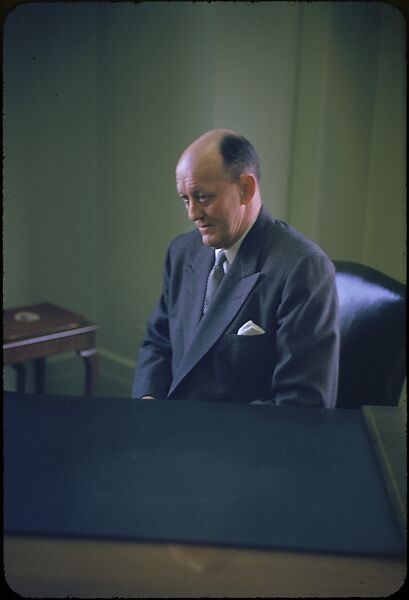 [68 Portraits of M. J. Rathbone of Jersey Standard Oil, for Fortune Business Executive Profile], Walker Evans (American, St. Louis, Missouri 1903–1975 New Haven, Connecticut), Color film transparency