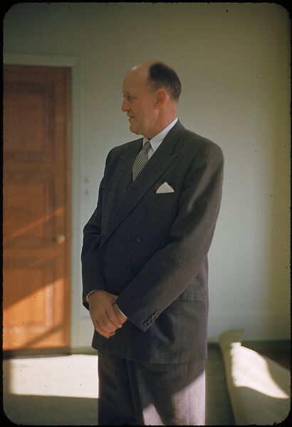 [68 Portraits of M. J. Rathbone of Jersey Standard Oil, for Fortune Business Executive Profile], Walker Evans (American, St. Louis, Missouri 1903–1975 New Haven, Connecticut), Color film transparency
