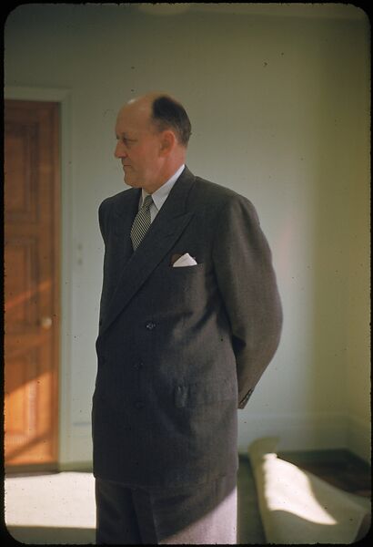 [68 Portraits of M. J. Rathbone of Jersey Standard Oil, for Fortune Business Executive Profile], Walker Evans (American, St. Louis, Missouri 1903–1975 New Haven, Connecticut), Color film transparency