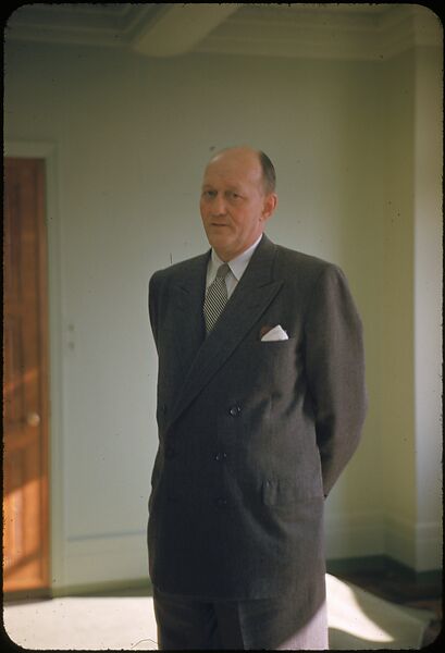 [68 Portraits of M. J. Rathbone of Jersey Standard Oil, for Fortune Business Executive Profile], Walker Evans (American, St. Louis, Missouri 1903–1975 New Haven, Connecticut), Color film transparency