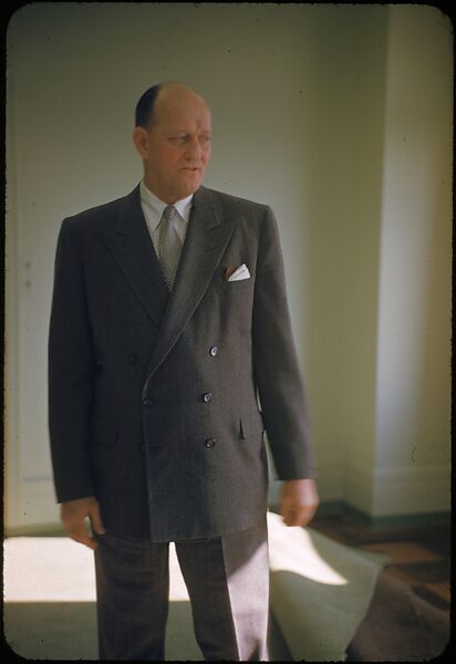 [68 Portraits of M. J. Rathbone of Jersey Standard Oil, for Fortune Business Executive Profile], Walker Evans (American, St. Louis, Missouri 1903–1975 New Haven, Connecticut), Color film transparency