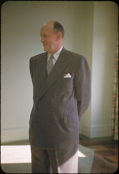 [68 Portraits of M. J. Rathbone of Jersey Standard Oil, for Fortune Business Executive Profile], Walker Evans (American, St. Louis, Missouri 1903–1975 New Haven, Connecticut), Color film transparency