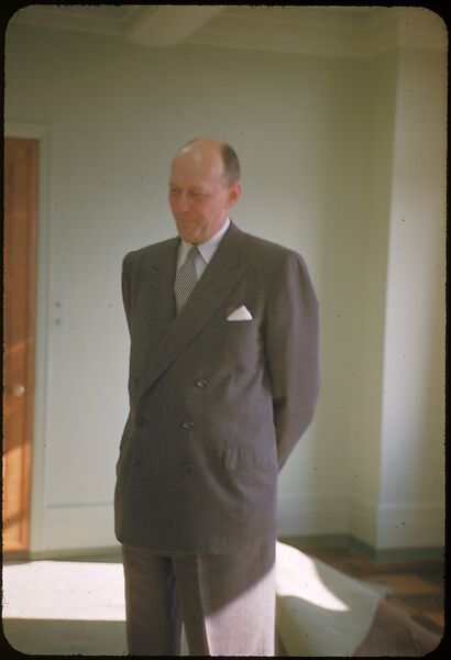 [68 Portraits of M. J. Rathbone of Jersey Standard Oil, for Fortune Business Executive Profile], Walker Evans (American, St. Louis, Missouri 1903–1975 New Haven, Connecticut), Color film transparency