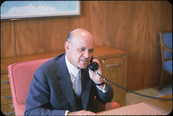 [20 Portraits of George Moore, for Fortune Business Executive Profile (?)], Walker Evans (American, St. Louis, Missouri 1903–1975 New Haven, Connecticut), Color film transparency