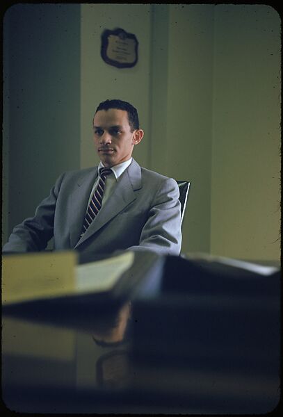 [8 Portraits of Unidentified Man, Possibly for Fortune Business Executive Profile], Walker Evans (American, St. Louis, Missouri 1903–1975 New Haven, Connecticut), Color film transparency