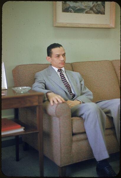 [8 Portraits of Unidentified Man, Possibly for Fortune Business Executive Profile], Walker Evans (American, St. Louis, Missouri 1903–1975 New Haven, Connecticut), Color film transparency