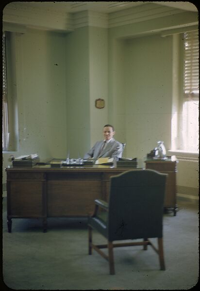 [8 Portraits of Unidentified Man, Possibly for Fortune Business Executive Profile], Walker Evans (American, St. Louis, Missouri 1903–1975 New Haven, Connecticut), Color film transparency