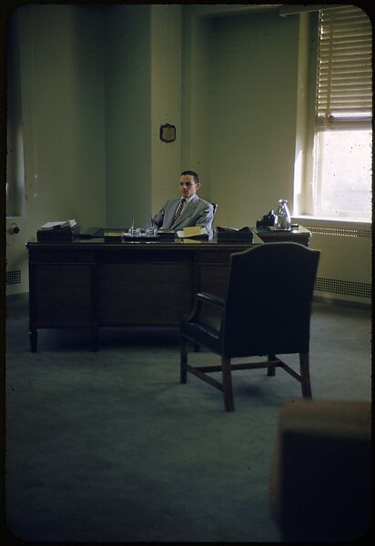 [8 Portraits of Unidentified Man, Possibly for Fortune Business Executive Profile], Walker Evans (American, St. Louis, Missouri 1903–1975 New Haven, Connecticut), Color film transparency