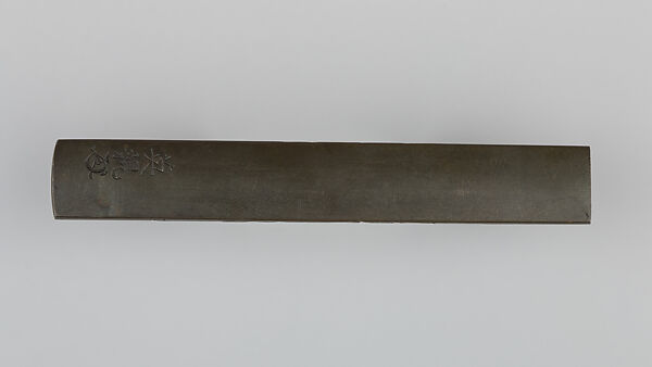 Knife Handle (Kozuka), Copper-silver alloy (shibuichi), gold, silver, Japanese