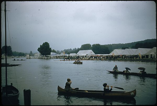 [1096 Views of the Henley Royal Regatta for Sports Illustrated Article, "Henley Forever"], Walker Evans (American, St. Louis, Missouri 1903–1975 New Haven, Connecticut), Color film transparency