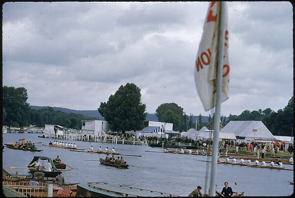 [1096 Views of the Henley Royal Regatta for Sports Illustrated Article, "Henley Forever"], Walker Evans (American, St. Louis, Missouri 1903–1975 New Haven, Connecticut), Color film transparency