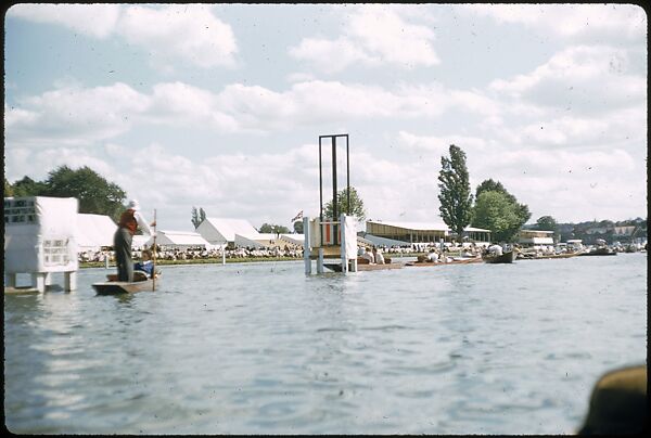 [1096 Views of the Henley Royal Regatta for Sports Illustrated Article, "Henley Forever"], Walker Evans (American, St. Louis, Missouri 1903–1975 New Haven, Connecticut), Color film transparency