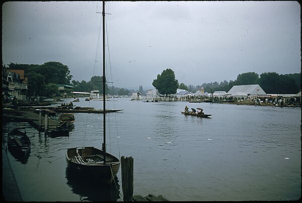 [1096 Views of the Henley Royal Regatta for Sports Illustrated Article, "Henley Forever"], Walker Evans (American, St. Louis, Missouri 1903–1975 New Haven, Connecticut), Color film transparency