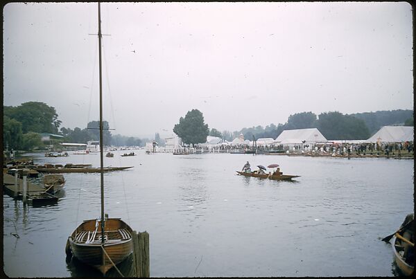 [1096 Views of the Henley Royal Regatta for Sports Illustrated Article, "Henley Forever"], Walker Evans (American, St. Louis, Missouri 1903–1975 New Haven, Connecticut), Color film transparency