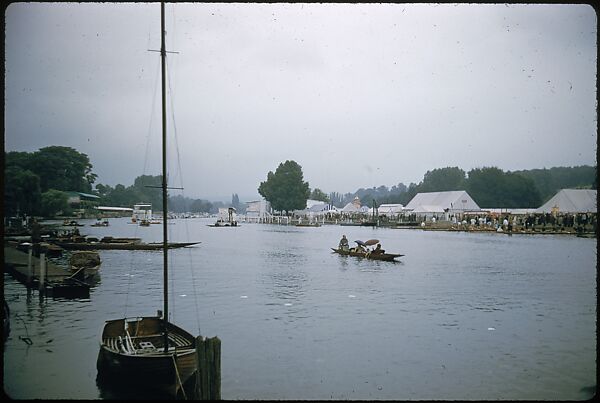 [1096 Views of the Henley Royal Regatta for Sports Illustrated Article, "Henley Forever"], Walker Evans (American, St. Louis, Missouri 1903–1975 New Haven, Connecticut), Color film transparency
