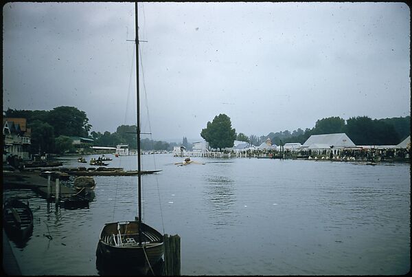 [1096 Views of the Henley Royal Regatta for Sports Illustrated Article, "Henley Forever"], Walker Evans (American, St. Louis, Missouri 1903–1975 New Haven, Connecticut), Color film transparency