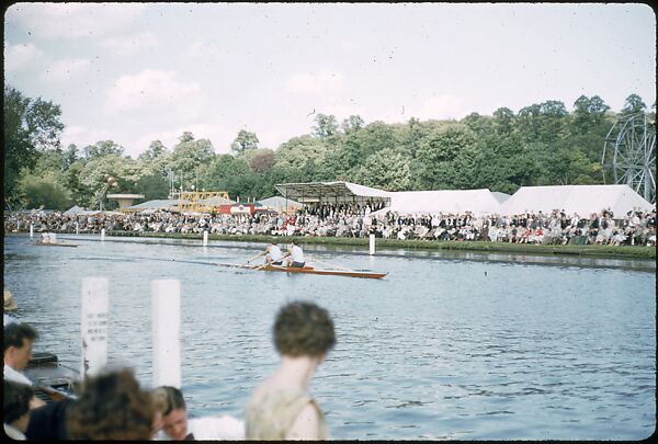 [1096 Views of the Henley Royal Regatta for Sports Illustrated Article, "Henley Forever"], Walker Evans (American, St. Louis, Missouri 1903–1975 New Haven, Connecticut), Color film transparency