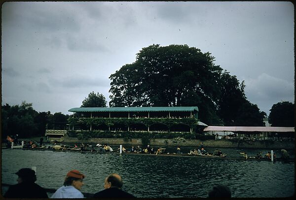 [1096 Views of the Henley Royal Regatta for Sports Illustrated Article, "Henley Forever"], Walker Evans (American, St. Louis, Missouri 1903–1975 New Haven, Connecticut), Color film transparency