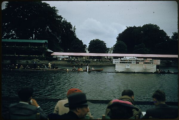 [1096 Views of the Henley Royal Regatta for Sports Illustrated Article, "Henley Forever"], Walker Evans (American, St. Louis, Missouri 1903–1975 New Haven, Connecticut), Color film transparency