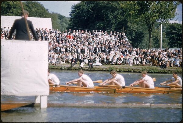 [1096 Views of the Henley Royal Regatta for Sports Illustrated Article, "Henley Forever"], Walker Evans (American, St. Louis, Missouri 1903–1975 New Haven, Connecticut), Color film transparency