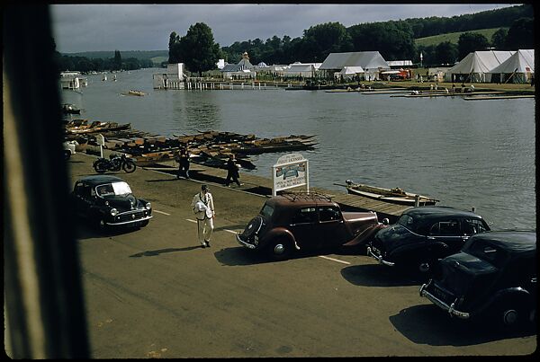 [1096 Views of the Henley Royal Regatta for Sports Illustrated Article, "Henley Forever"], Walker Evans (American, St. Louis, Missouri 1903–1975 New Haven, Connecticut), Color film transparency