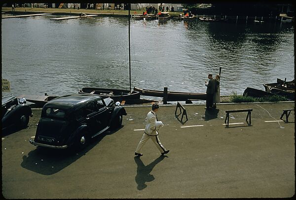 [1096 Views of the Henley Royal Regatta for Sports Illustrated Article, "Henley Forever"], Walker Evans (American, St. Louis, Missouri 1903–1975 New Haven, Connecticut), Color film transparency