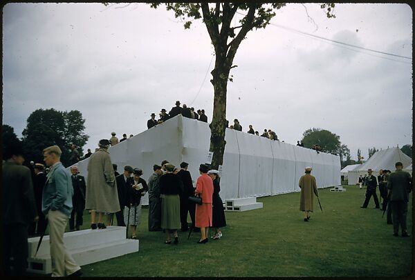 [1096 Views of the Henley Royal Regatta for Sports Illustrated Article, "Henley Forever"], Walker Evans (American, St. Louis, Missouri 1903–1975 New Haven, Connecticut), Color film transparency