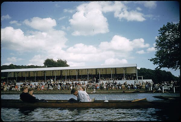 [1096 Views of the Henley Royal Regatta for Sports Illustrated Article, "Henley Forever"], Walker Evans (American, St. Louis, Missouri 1903–1975 New Haven, Connecticut), Color film transparency