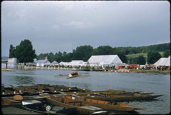 [1096 Views of the Henley Royal Regatta for Sports Illustrated Article, "Henley Forever"], Walker Evans (American, St. Louis, Missouri 1903–1975 New Haven, Connecticut), Color film transparency