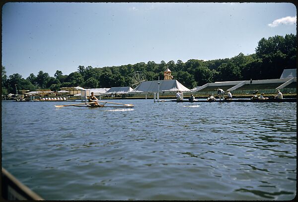 [1096 Views of the Henley Royal Regatta for Sports Illustrated Article, "Henley Forever"], Walker Evans (American, St. Louis, Missouri 1903–1975 New Haven, Connecticut), Color film transparency