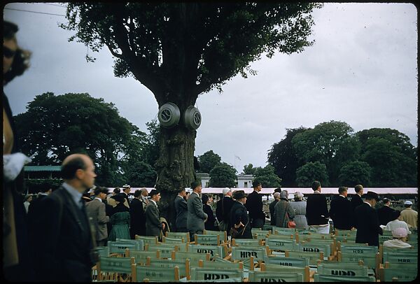 [1096 Views of the Henley Royal Regatta for Sports Illustrated Article, "Henley Forever"], Walker Evans (American, St. Louis, Missouri 1903–1975 New Haven, Connecticut), Color film transparency