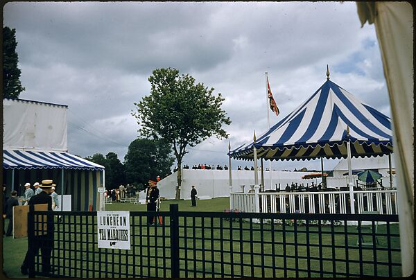 [1096 Views of the Henley Royal Regatta for Sports Illustrated Article, "Henley Forever"], Walker Evans (American, St. Louis, Missouri 1903–1975 New Haven, Connecticut), Color film transparency