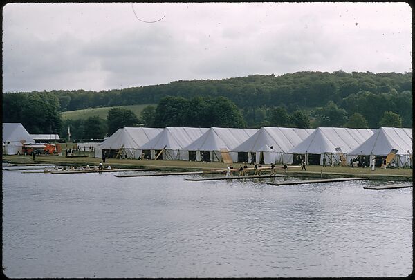 [1096 Views of the Henley Royal Regatta for Sports Illustrated Article, "Henley Forever"], Walker Evans (American, St. Louis, Missouri 1903–1975 New Haven, Connecticut), Color film transparency