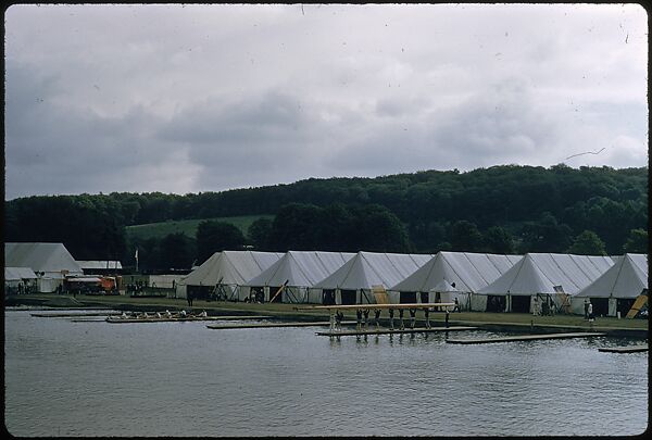 [1096 Views of the Henley Royal Regatta for Sports Illustrated Article, "Henley Forever"], Walker Evans (American, St. Louis, Missouri 1903–1975 New Haven, Connecticut), Color film transparency