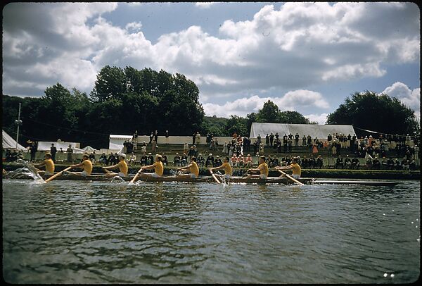 [1096 Views of the Henley Royal Regatta for Sports Illustrated Article, "Henley Forever"], Walker Evans (American, St. Louis, Missouri 1903–1975 New Haven, Connecticut), Color film transparency