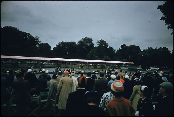 [1096 Views of the Henley Royal Regatta for Sports Illustrated Article, "Henley Forever"], Walker Evans (American, St. Louis, Missouri 1903–1975 New Haven, Connecticut), Color film transparency
