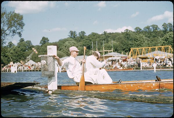 [1096 Views of the Henley Royal Regatta for Sports Illustrated Article, "Henley Forever"], Walker Evans (American, St. Louis, Missouri 1903–1975 New Haven, Connecticut), Color film transparency
