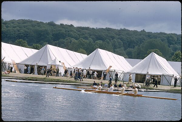 [1096 Views of the Henley Royal Regatta for Sports Illustrated Article, "Henley Forever"], Walker Evans (American, St. Louis, Missouri 1903–1975 New Haven, Connecticut), Color film transparency
